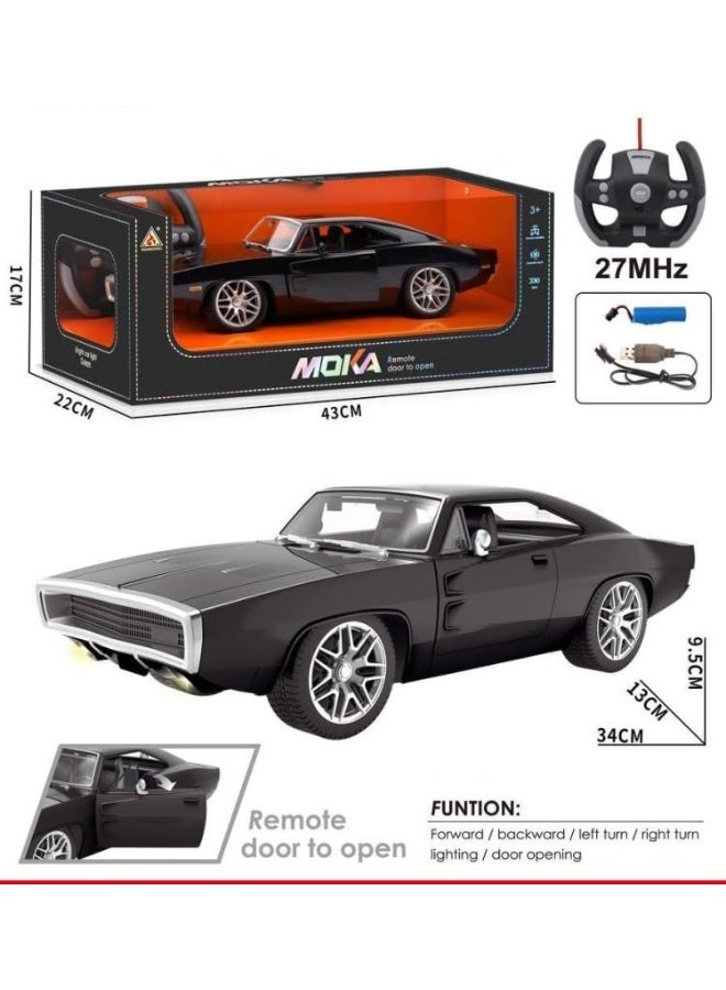 Moka Moka Dodge Challenger Remote Controlled Car with Remote Door Open  - Image 3