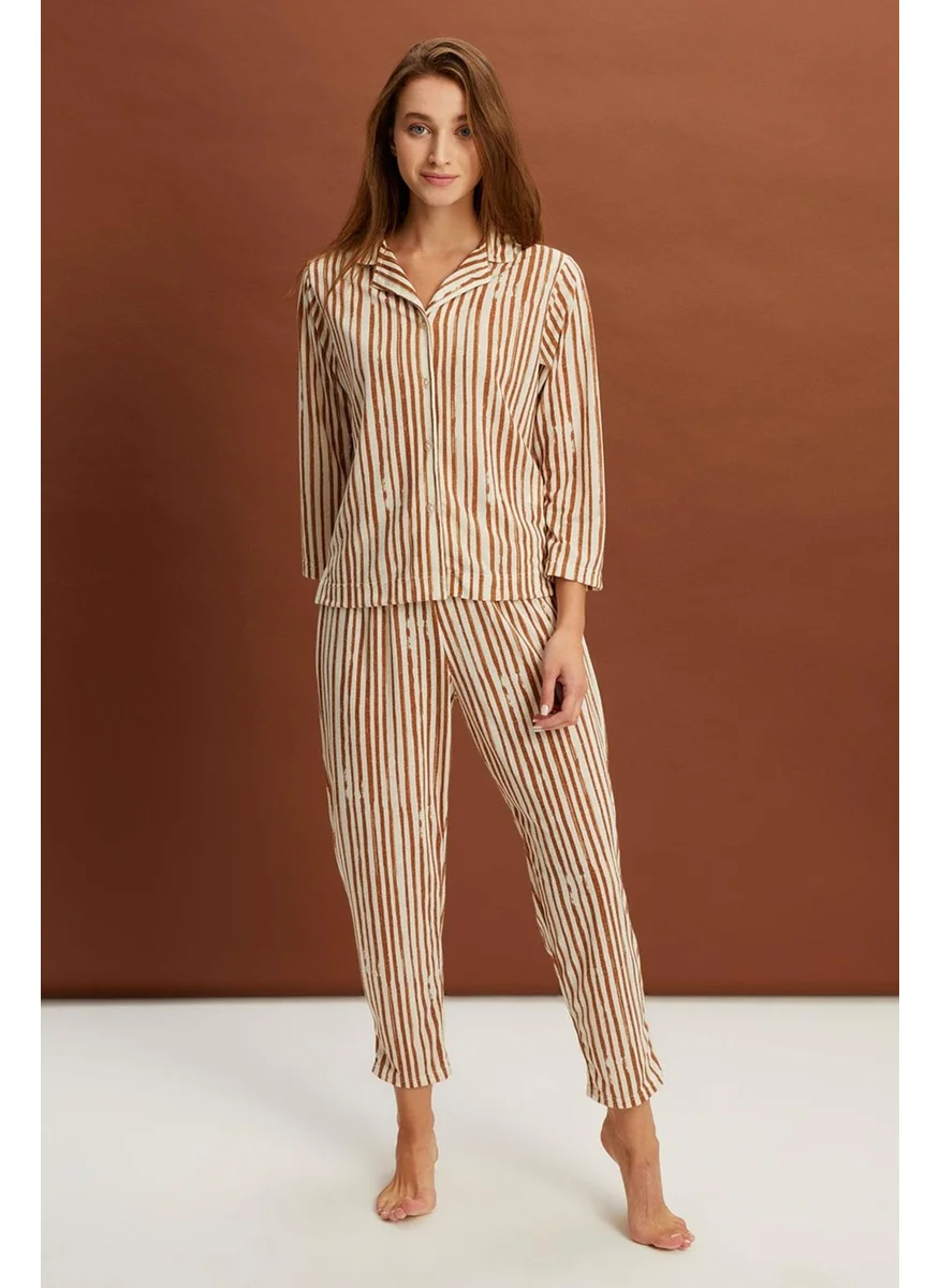 الكسندر جاردي Striped Pajama Set (B22-143USU)