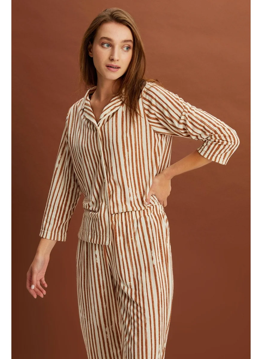 Alexander Gardi Striped Pajama Set (B22-143USU)