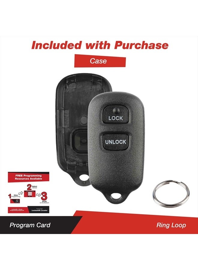 KeylessOption Just The Case Keyless Entry Remote Key Fob Shell - Image 3