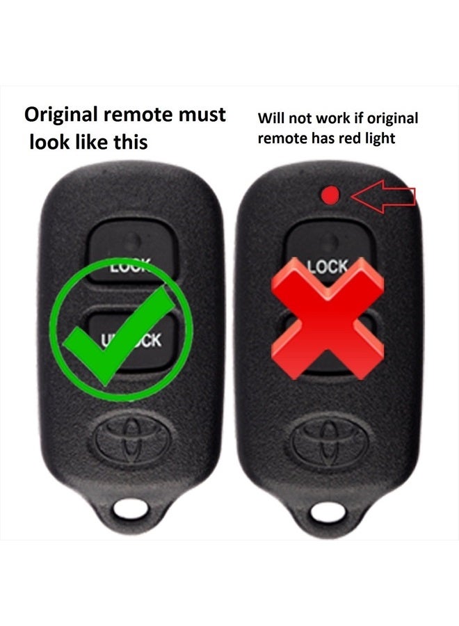 KeylessOption Just The Case Keyless Entry Remote Key Fob Shell - Image 2