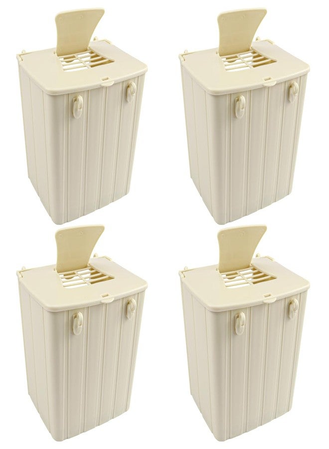 YOLUFER 4PCS Plastic Bird Nest Box Bird Nest Breeding Boxes Outdoor Indoor Mounted Parrot Nest Boxes for Birds Finch, Squirrel, Parrot, Budgie - Image 1
