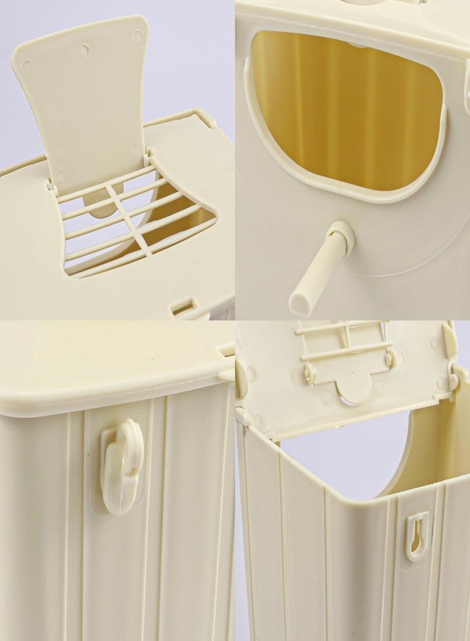 YOLUFER 4PCS Plastic Bird Nest Box Bird Nest Breeding Boxes Outdoor Indoor Mounted Parrot Nest Boxes for Birds Finch, Squirrel, Parrot, Budgie - Image 3