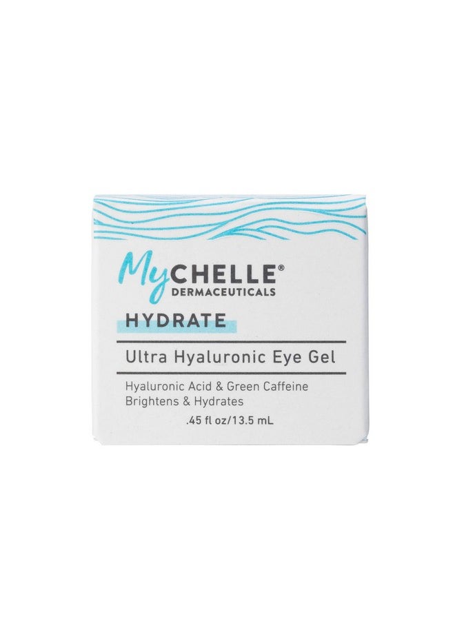 MyChelle Dermaceuticals MyChelle Dermaceuticals Ultra Hyaluronic Eye Gel (0.45 Fl Oz) - Rich Hydration for Dry Skin with Vegan Hyaluronic Acid, Help Plump Skin and Help Reduce Appearance of Fine Lines and Wrinkles  - Image 4