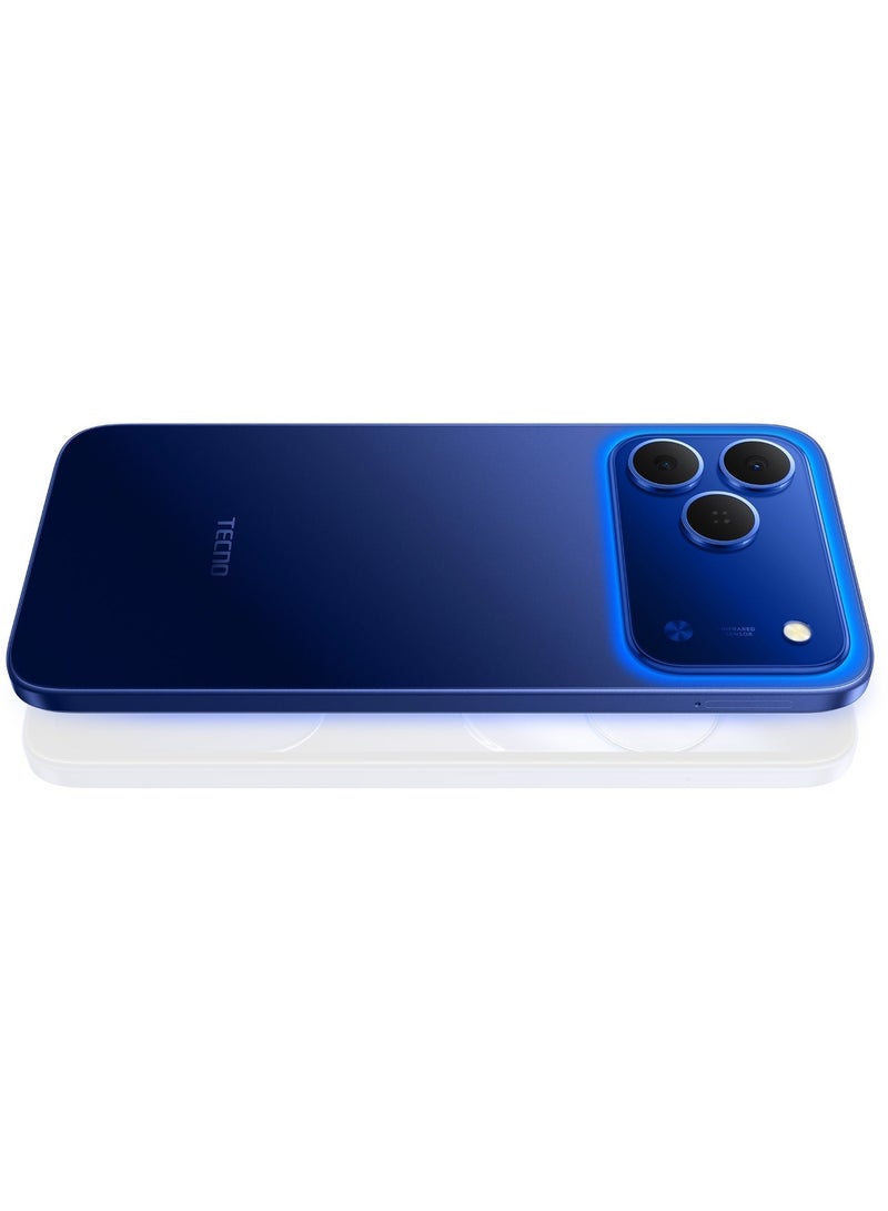 تكنو هاتف سبارك 50، سعة 256 جيجابايت، ذاكرة RAM 4 جيجابايت (حتى 12 جيجابايت موسعة)، 4G LTE، أزرق هالو - النسخة الشرق أوسطية - Image 4