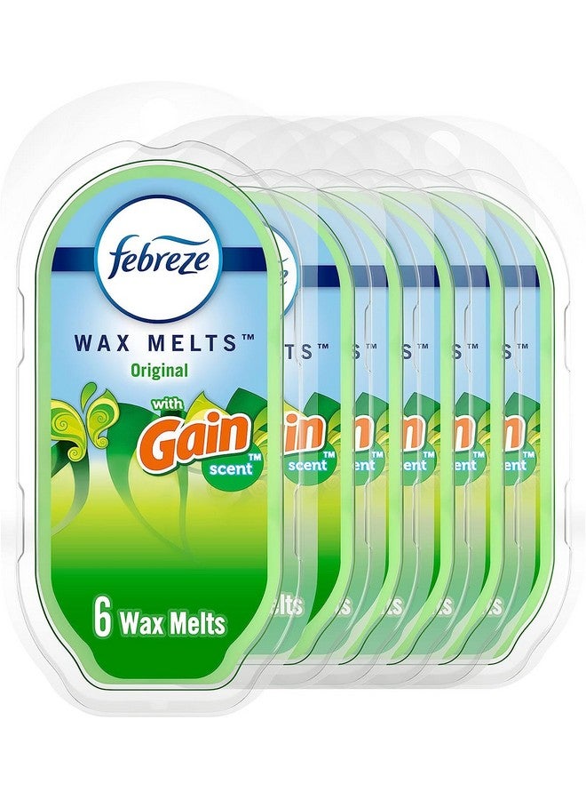 febreze Febreze Wax Melts, Wax Melt Warmer Cubes, Wax Warmer Cubes, Gain Original Scent, 6 packs, 6 cubes each, Air Freshener - Image 1
