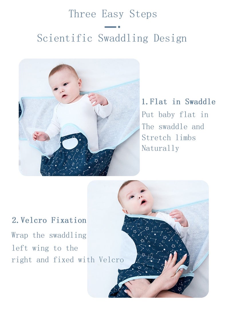 انسولار ثلاثة قطعة لينة القطن الطفل النوم حزمة التقميط - Image 5