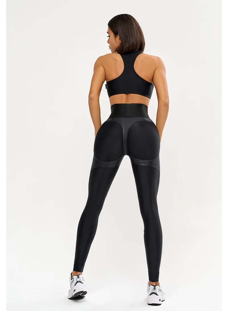 Bona Fide Bona Fide Premium Quality Leggings for Women with Unique Design and Push Up - High Waisted Tummy Control Legging