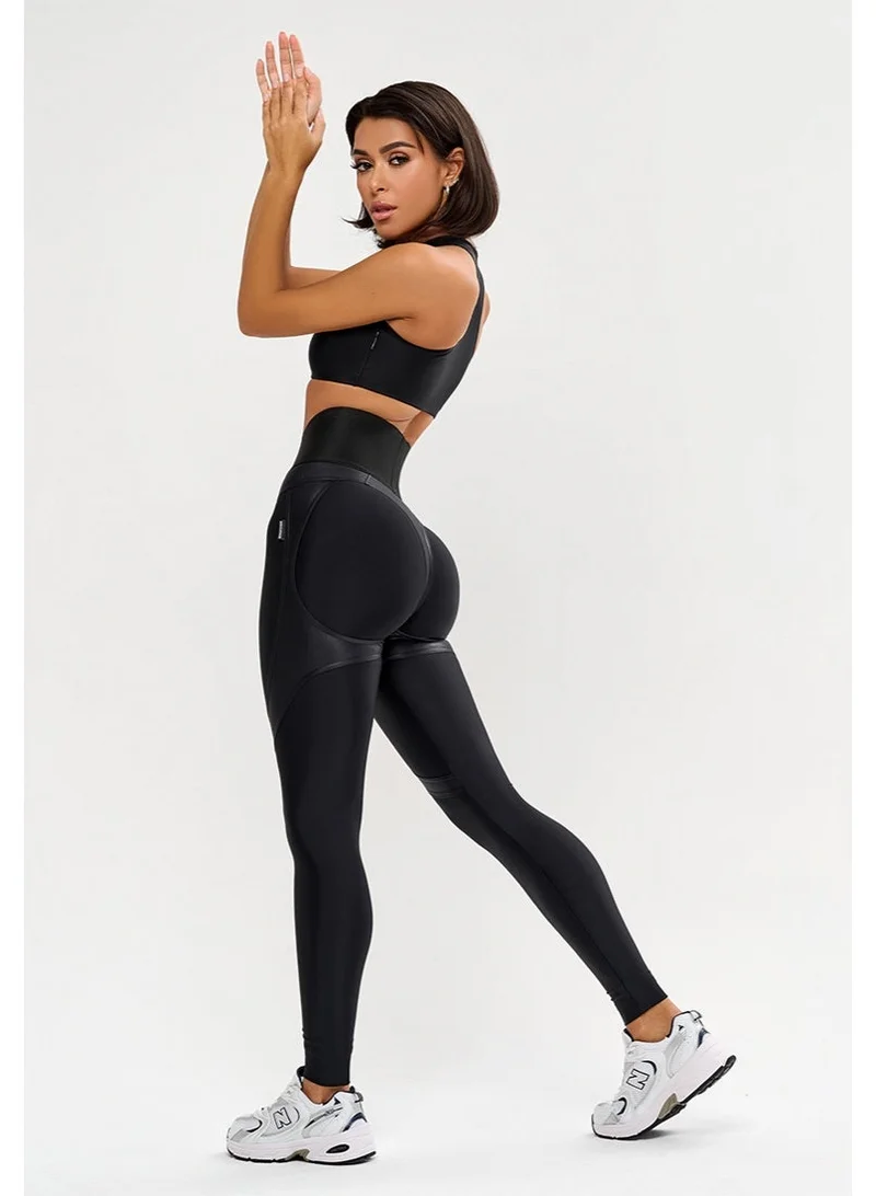 Bona Fide Bona Fide Premium Quality Leggings for Women with Unique Design and Push Up - High Waisted Tummy Control Legging