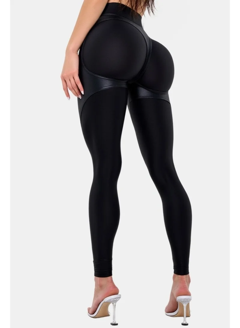Bona Fide Bona Fide Premium Quality Leggings for Women with Unique Design and Push Up - High Waisted Tummy Control Legging