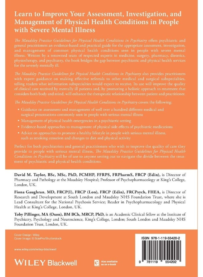 The Maudsley Practice Guidelines for Physical Health Conditions in Psychiatry  - Image 2