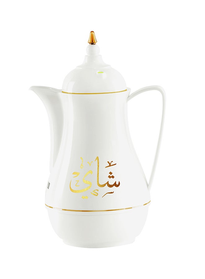 رويال فورد طقم ترمس ليلة مكون من قطعتين أبيض/ذهبي - Image 2