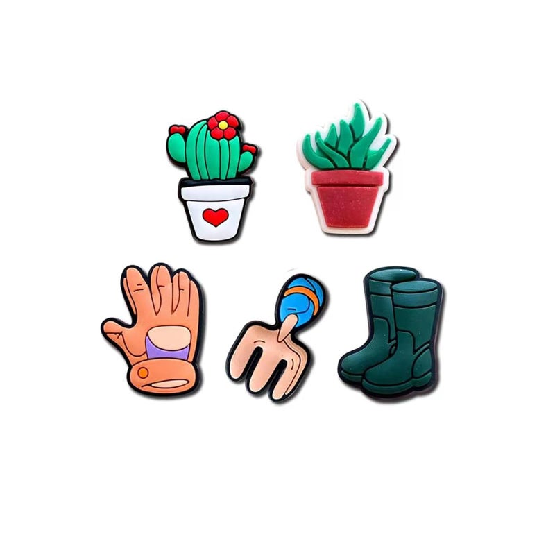 BOWNDY Gardening Shoe Charms for Clog shoes Decoration, Garden Charms Gift for Girls Kids Teens Women Adults - Image 2