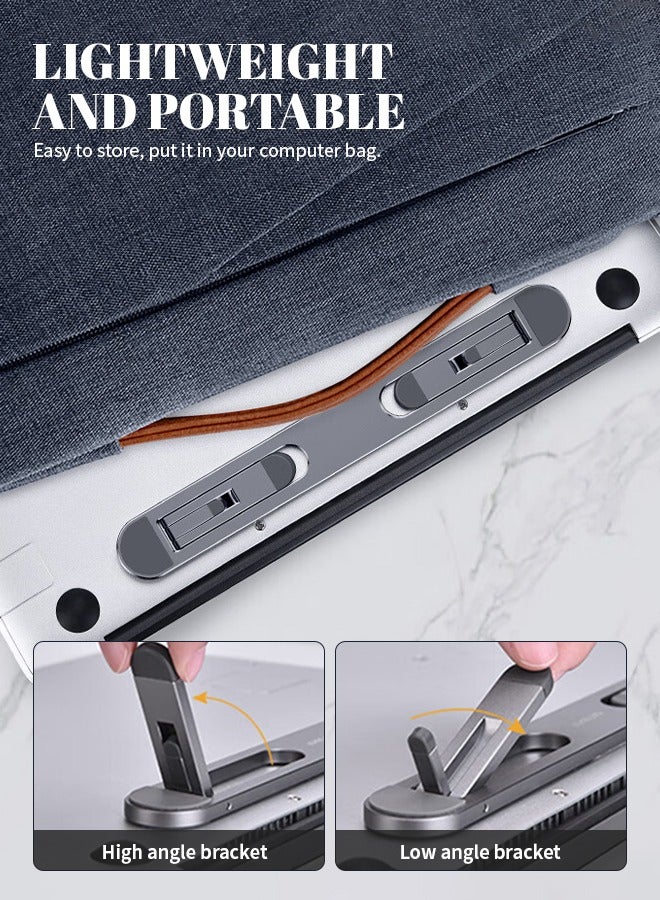 Foldable Laptop Stand Portable Laptop Holder Compact and Lightweight Ideal for Business Trips and Home Use - Image 5