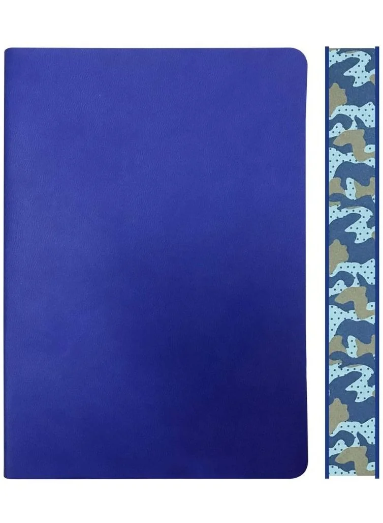 Collins Collins Edge Camo B6 Ruled Notebook  Indigo