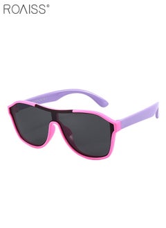 Aviator Polarized Sunglasses for Kids, UV400 Protection Cute Beach Holiday Sun Glasses with Lightweight Flexible TPEE Frame for Boys Girls and Children Age 3-12, Pink Purple - pzsku/ZC51F94D3EF67769A0B24Z/45/_/1706875455/789128c0-2129-485b-b860-d1a0c838df07