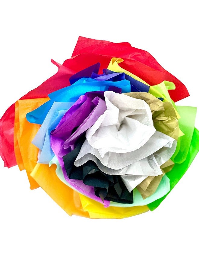 Premium Quality Gift Wrap Paper Tissue Paper for Gift Wrapping (100 Sheets) 20 Assorted Colors, Gift Bags, Packaging, Floral, Birthday, Holidays, Christmas, Halloween, and DIY Crafts - Image 3