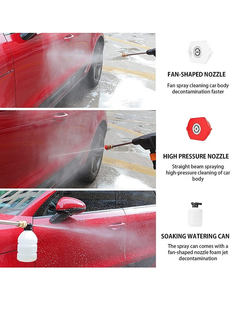 ELTRAZONE 48V Cordless Portable Washer Electric High Pressure Cleaner Machine 200W 30Bar Lithium Handheld Car Cleaning Device With Foam Generator Nozzle Water Pump - Image 4