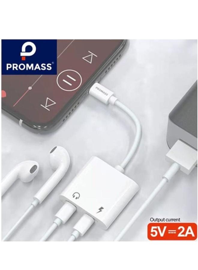 Promass PM0315 Charger and Headphone Aux Connector White - Image 2