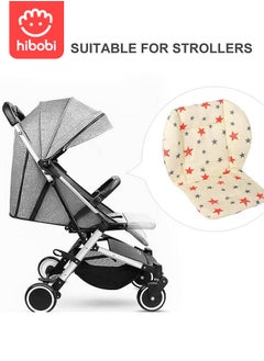 hibobi Baby High Chair Cushion Pad Mat, Breathable Pram Seat Cushion, Pram Seat Cushion, High Chair Seat Cushion Liner, Pram Car Chair Seat Cushion Liner, for Baby, Infant - White  - Image 3