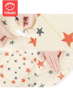 hibobi Baby High Chair Cushion Pad Mat, Breathable Pram Seat Cushion, Pram Seat Cushion, High Chair Seat Cushion Liner, Pram Car Chair Seat Cushion Liner, for Baby, Infant - White  - Image 4