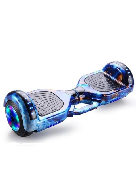 Smart 6.5" Hoverboard Wheels with Bluetooth Music Speaker & RGB 3D LED Light | Trendy & Stylish Electric Hoverboard with Remote Control for Adults | Musical Hoverboard best for Gift [Advanced Edition - LightUp-Wheels] Multi Color