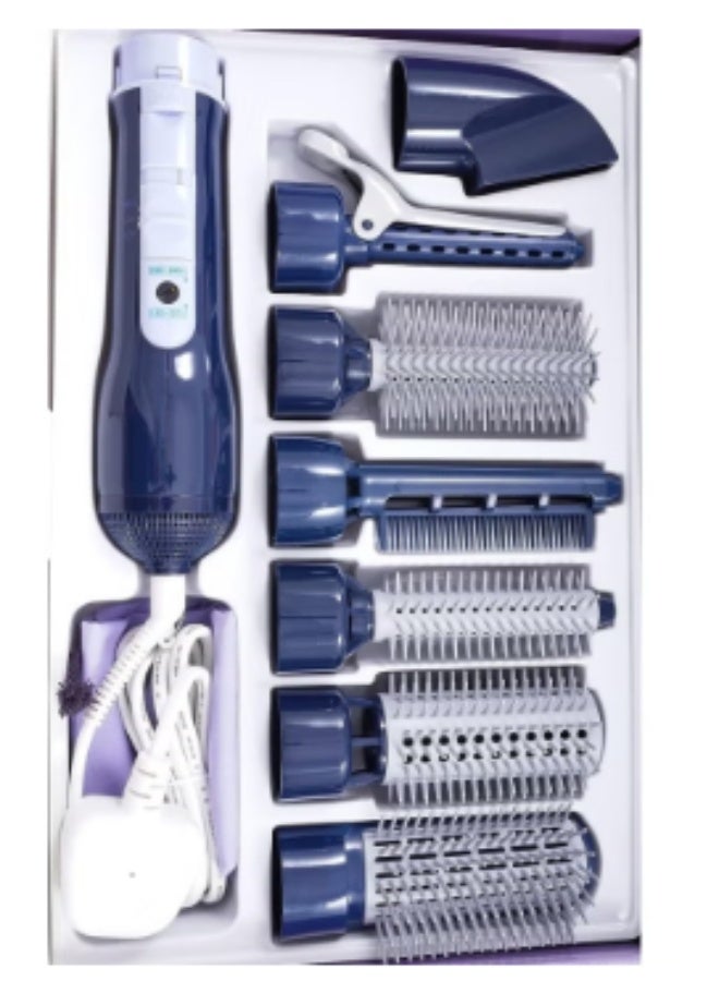 تيسكوم مصفف ومجفف شعر استشوار طقم 7 قطع - تيسكوم ياباني - Image 1