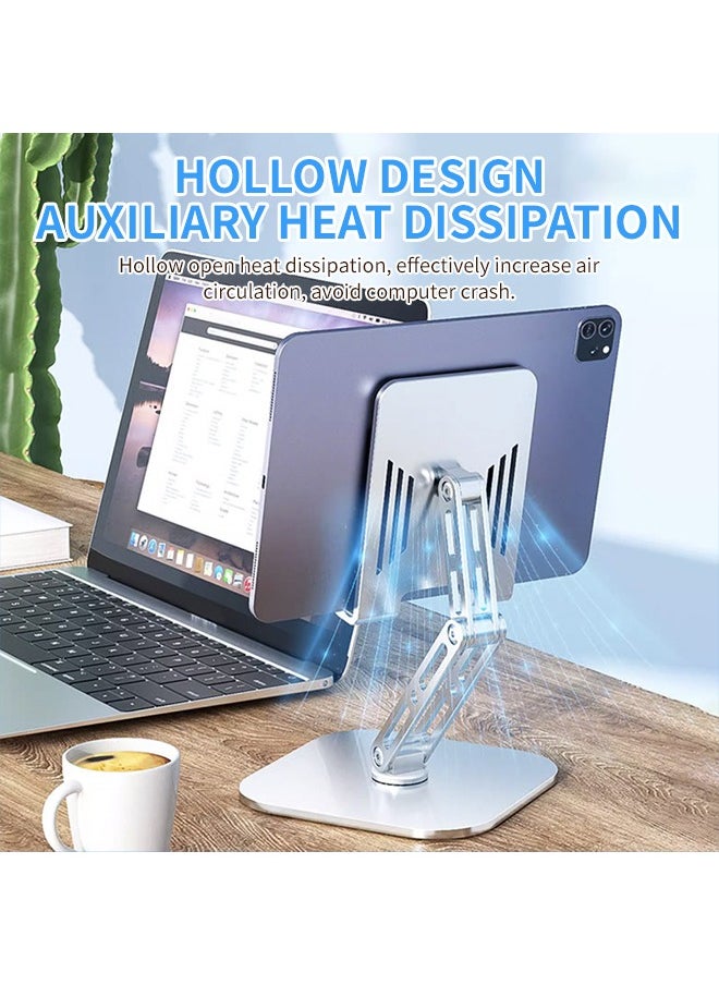 Desktop Phone Holder, 360° Rotating Phone Stand, Freely Adjustable Height, Suitable for Watching TV Series, Video Chat, Online Learning