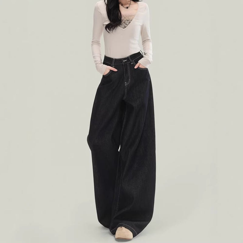 Unisex Casual Daily Denim Jeans - Image 4