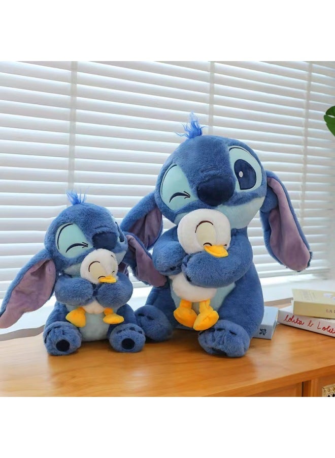 Duck Stilwell Plush Toy Hug Donald Duck Net Red Doll Pillow Girlfriend Activity Gift Wholesale-Color:Holding Duck Stitch-Height:30cm  - Image 5