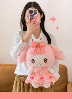 Y&D Kuromi Plush Toy   Kawaii Plush Doll Cute Cartoon Sleep Plush Toys Anime Stuffed Soft Plushies Birthday Gifts for Children Adults and Anime Fans  - Image 2