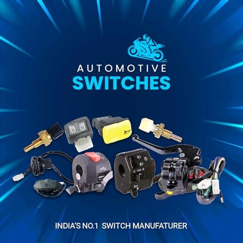 UNO Minda "Uno Minda SW-0685AL Handle Bar Switch (Left Hand Side) with Self Start- 6 Pin White Male Coupler, 2 Pin Male White Coupler, 2 Bullet Terminals For Honda CB Twister 110" - Image 5
