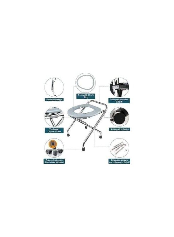 Portable toilet seat for camping - Image 4