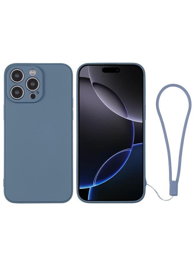 erorex Case For iPhone 16 Pro Max Silicone Phone Case with Wrist Strap - Image 1