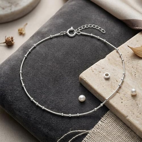 Parnika MJ 925 Beautiful Silver Payal Anklets In Pure 92.5 Sterling Silver For Women & Girls | With Certificate Of Authenticity | Pure Chandi Payal | Gift For Her |(Snake - 1 Pc) - Image 3