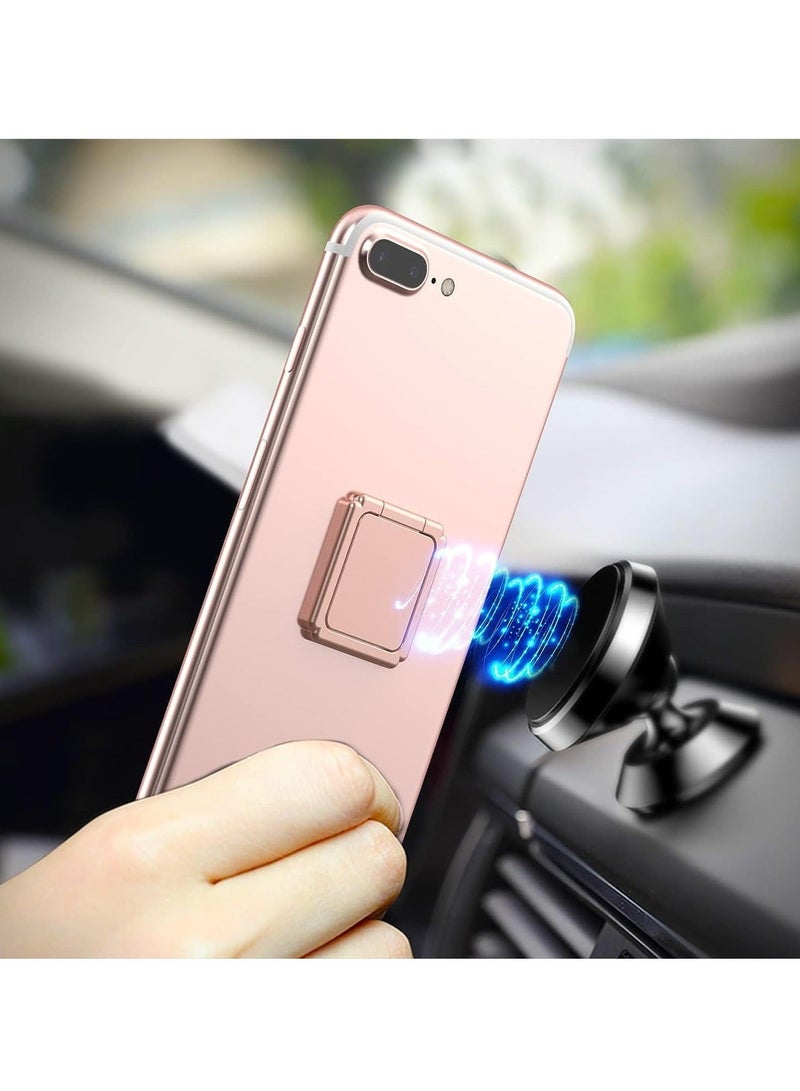 Captaintech Mirror Phone Ring Holder 360° Swivel Ring Holder Finger Holder Holder for Smartphones Phone Ring Holder Grip 360 Degree Free Rotation Phone Ring Grip Compatible with iPhone and Smartphones - Image 3