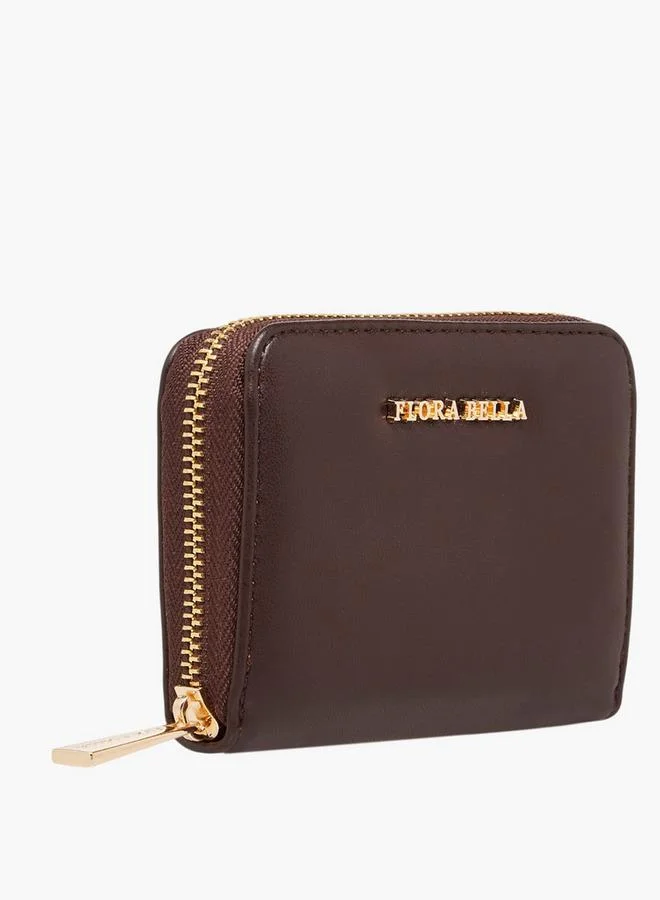 فلورا بيلا من شو إكسبرس محفظة صلبة بسحاب إغلاق