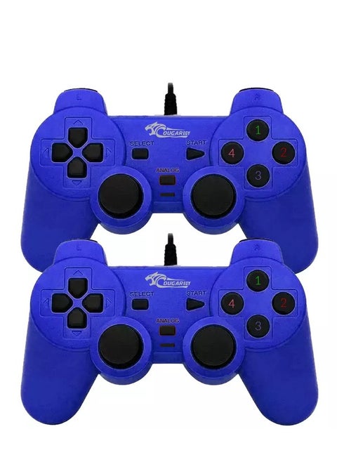 COUGAREGY 2082 USB Dual Gamepad (Blue)
