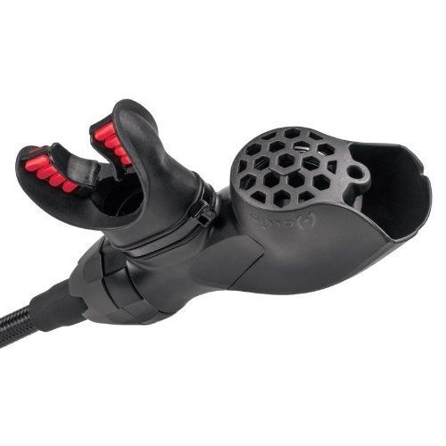 Atomic Aquatics Dual-Silicone Comfort Fit Mouthpiece - Black/Gray - Image 2