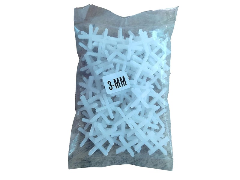 Tiles SpacersTile Leveling System for Wall and Floor Tiles 2mm 3mm 4mm 5mm 6mm 8mm 1000 Pieces 8 MM - Image 2