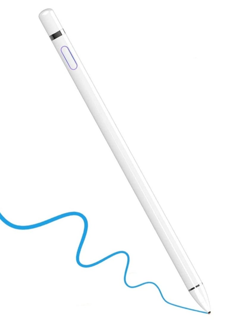 ELTRAZONE قلم ستايلس للكمبيوتر اللوحي، قلم شاشة اللمس: متوافق مع أجهزة iOS، Android، Microsoft Tablets، والهواتف، والرسم، والكتابة اليدوية والألعاب - Image 1
