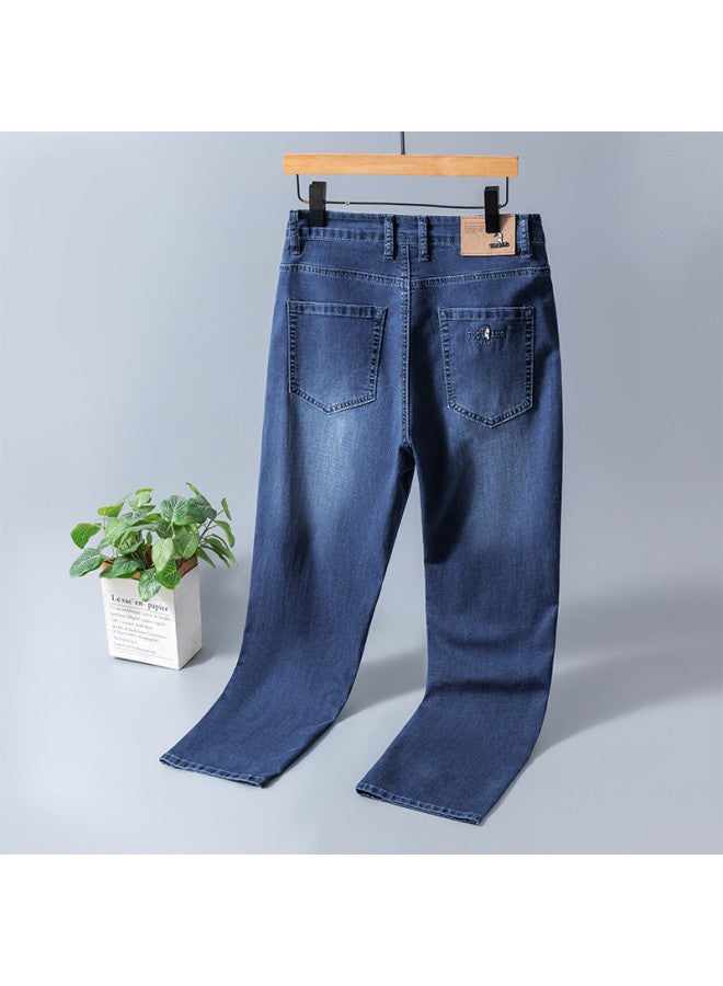 Tucano summer Thin Jeans For Men - Soft Skin-friendly Straight-leg Pants - Image 3