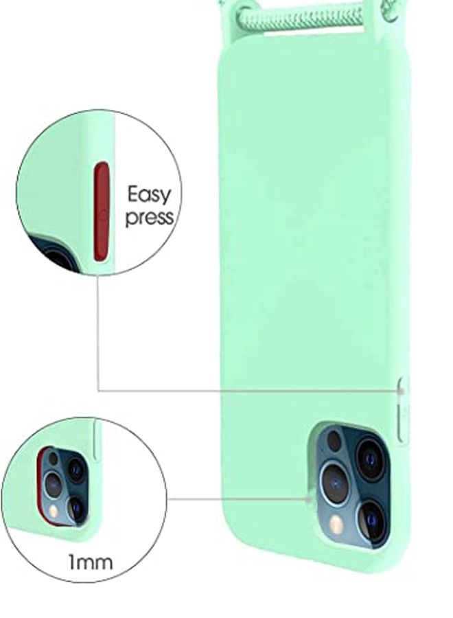 TEAM LUXURY iPhone 14 Pro Max Case Cover Protector with Strap Crossbody Cover Neck Cord Lanyard Soft Silicone Shell Adjustable Wrist Tether Safety Straps for Apple iPhone 14 Pro Max (6.7 inch) - Image 2