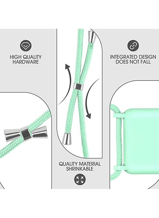 TEAM LUXURY iPhone 14 Pro Max Case Cover Protector with Strap Crossbody Cover Neck Cord Lanyard Soft Silicone Shell Adjustable Wrist Tether Safety Straps for Apple iPhone 14 Pro Max (6.7 inch) - Image 3