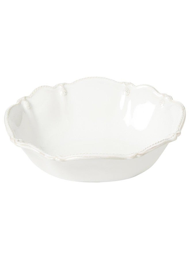 Juliska Berry & Thread 10" Oval Serving Bowl - Whitewash - Image 1