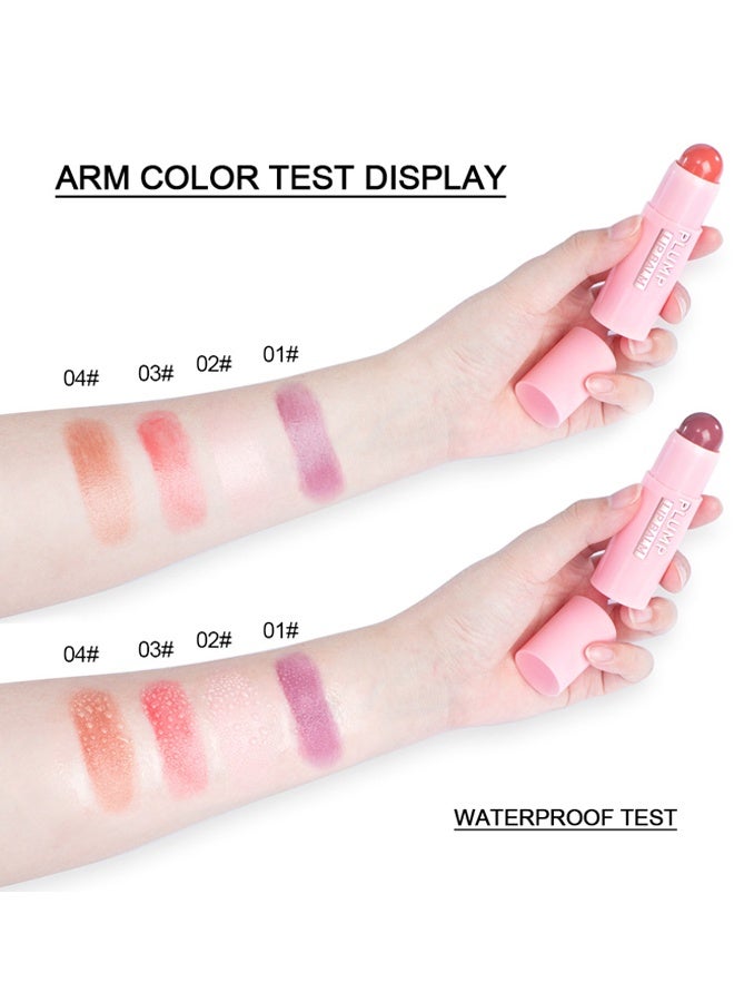 آي بي سي سي سي أن دي سي مرطب شفاه ممتلئ الجسم ، لون شفاه طبيعي يزهر لظلك المخصص من خلال التفاعل مع مستوى الأس الهيدروجيني لشفتيك. شفاه ممتلئة مرطب شفاه قابل للبناء - لمسة نهائية ملمع طبيعي - مكياج الوجه مع ترطيب دائم #02 - Image 4