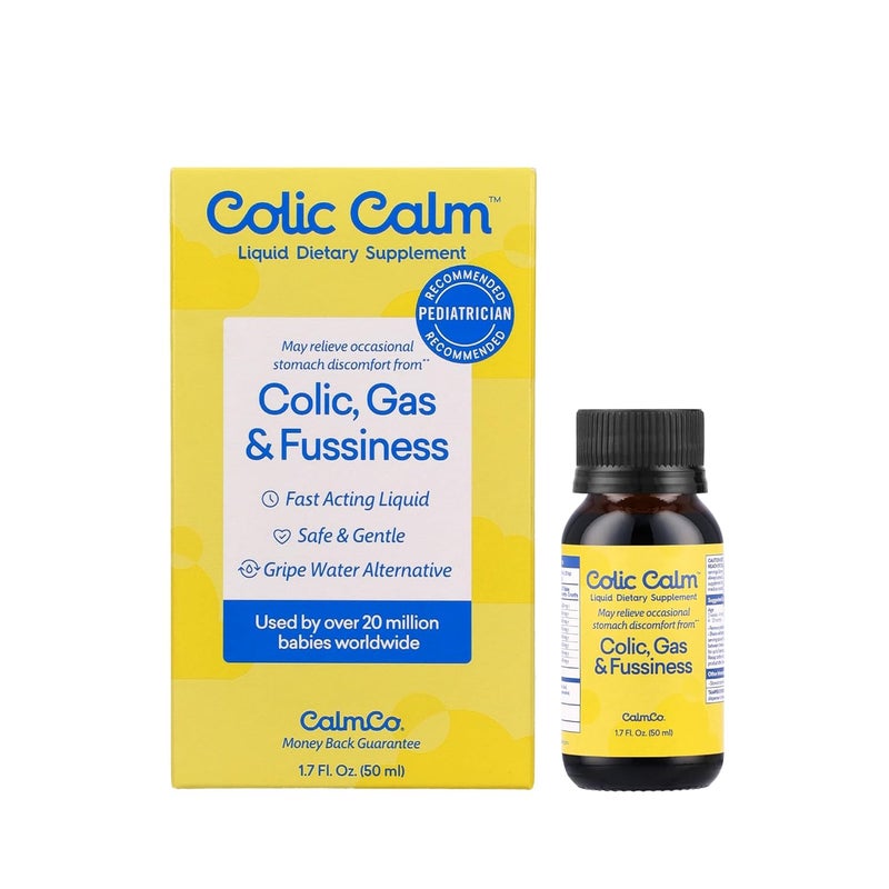 Colic Calm Alternative Gripe Water for Babies  Infant Gas Drops for Newborns Colic and Upset Stomach Relief Safe  Gentle Gluten Free Baby Essentials for Digestive Health 17 fl oz Pack of 1 - Image 1