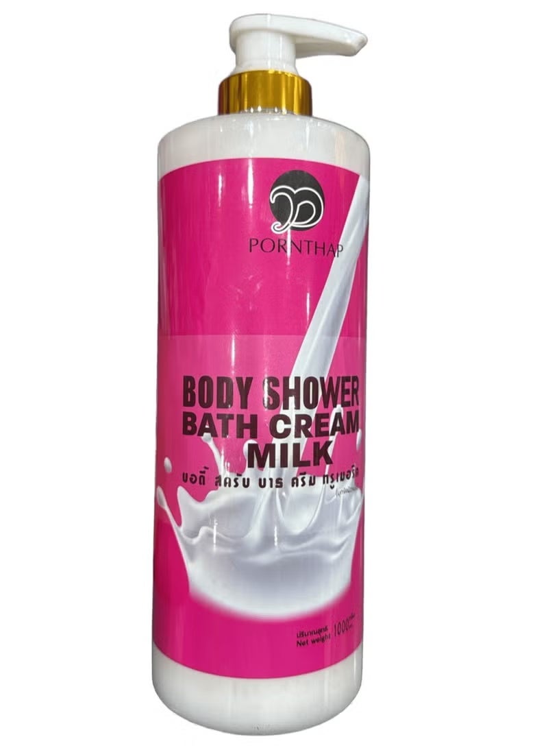 Body Shower Bath Cream Milk 1000 ml