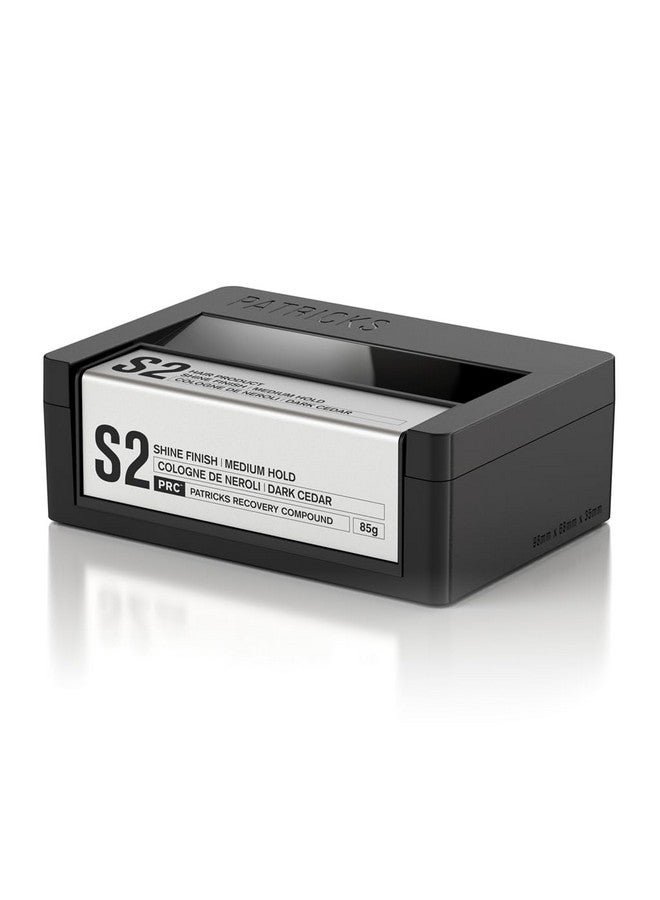 PATRICKS S2 Shine Pomade Medium Hold Styling Product Thickening Paste For All Hair Control Travel Size 75G - Image 5