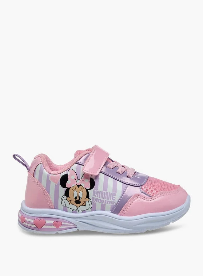 Disney Pink Girls Minnie Mouse Light-Up Sneakers for Women | Best Price UAE